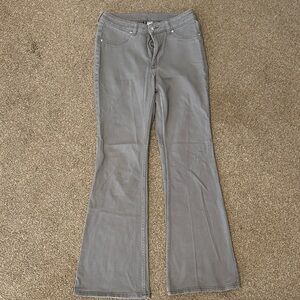 H&M Light Gray Flared Pants